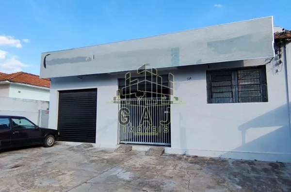 Salão industrial/comercial c/ 138m² com casa no fundo São Manoel - Americana/SP