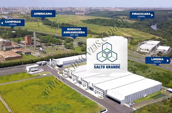 Salão Industrial em Condomínio Fechado com 3400m² - Americana/SP.