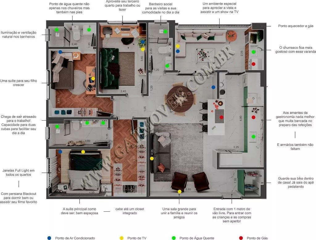 Apartamento à venda com 3 quartos, 101m² - Foto 28