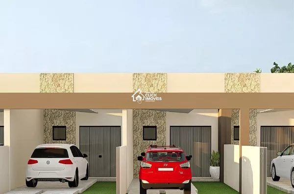 Casa Geminadas com 2 dormitórios no Bairro Figueira - Gaspar