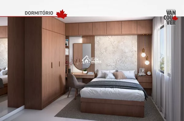 Apartamento com 1 e 2 dormitórios no Bairro Araponguinhas em Timbó.