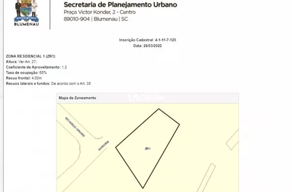 Amplo terreno na Itoupava Norte