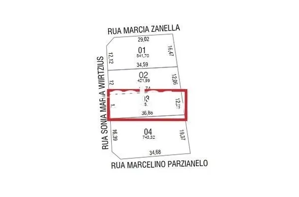 TERRENO R SONIA MARIA WIIRTZIUS B ALVORADA