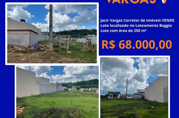 Lote á venda localizado no Loteamento Baggio 