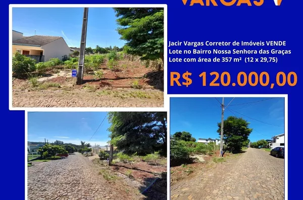 Lote á venda localizado no Bairro Nossa Senhora das graças
