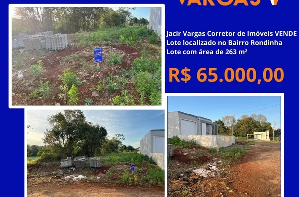 Lote á venda localizado no Bairro Rodinha 