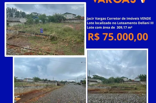 Lote á venda localizado no loteamento Dellani III