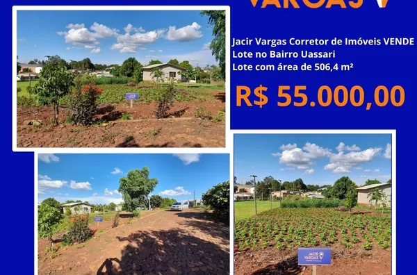 Lote á venda localizado no Bairro Uassari 