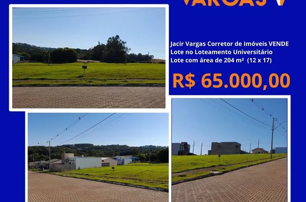 Lote á venda localizado no Loteamento Universitário 