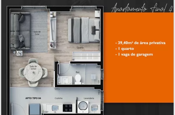 Apartamento Edifício Opala