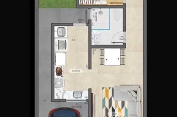 Casa com 02 quartos para venda,  São Francisco, Pato Branco