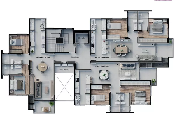 Apartamento 202 Ed. Residencial Tivoli