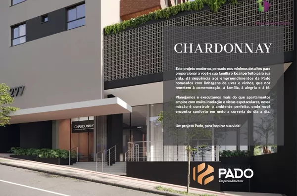 Apartamento 303 Ed. Chardonnay 297  Rua Goianases, Centro, Pato Branco PR