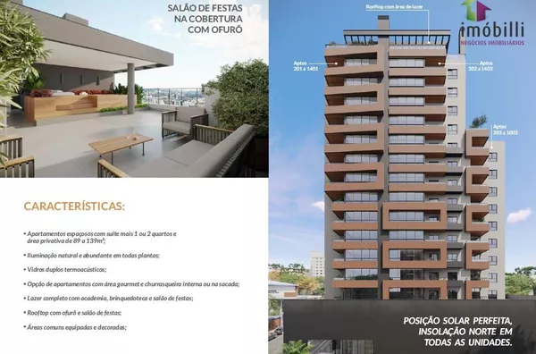 Apartamento 403 Ed. Chardonnay 297  Rua Goianases, Centro, Pato Branco PR