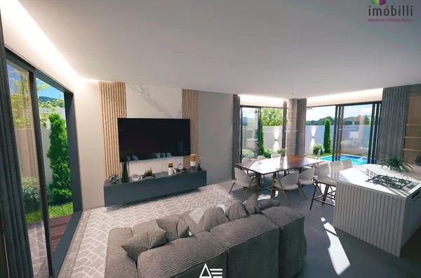 Sobrado com piscina, Santa Clara, Parque do Som 