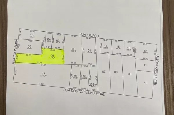 Terreno para venda, 1.126,08m²  Parzianello, Pato Branco