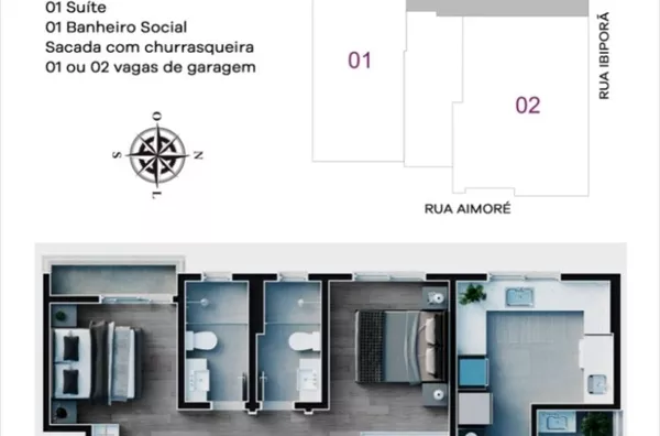 Apartamentos  Edifício AMETISTA
